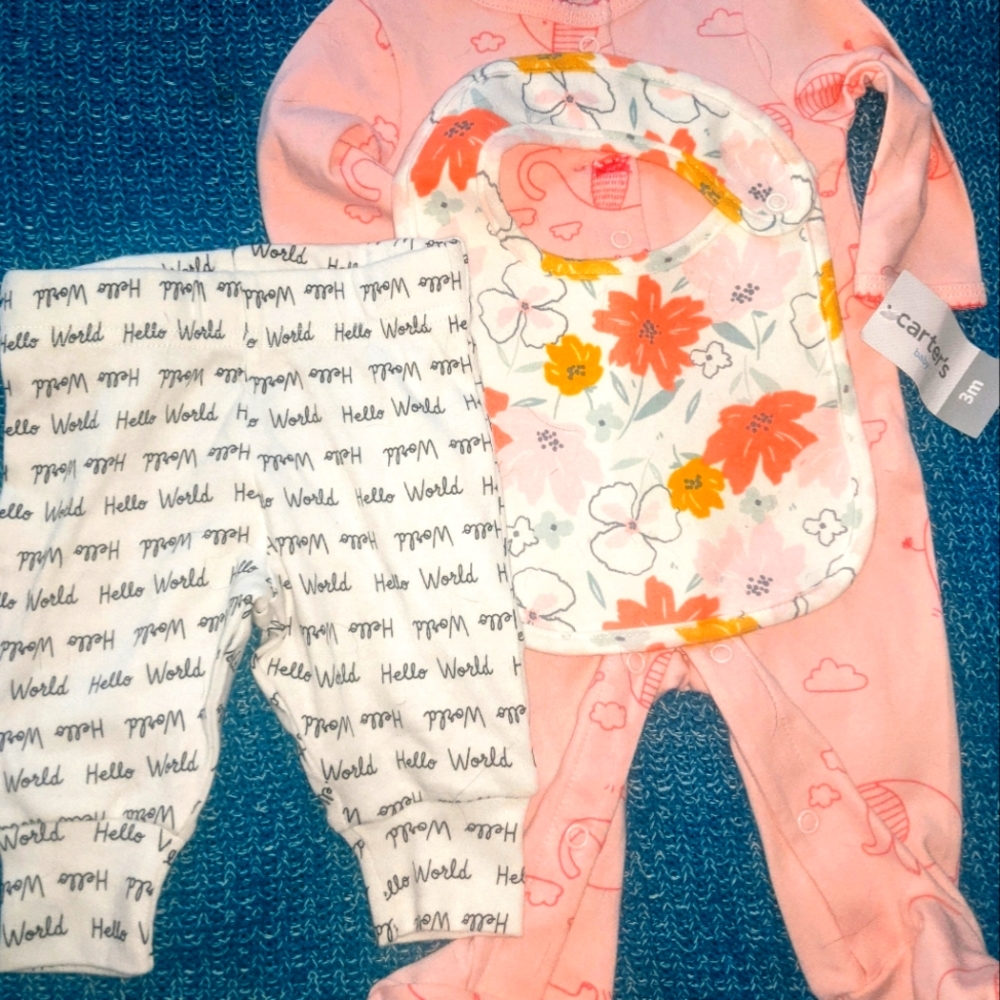 Carter's baby girl pj's